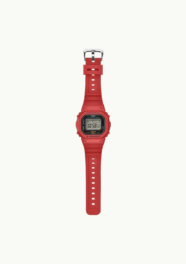 Casio nano Made with Environmentally Friendly Red G-SHOCK Watch, Materials, DWN-5600-4JR, Men's,