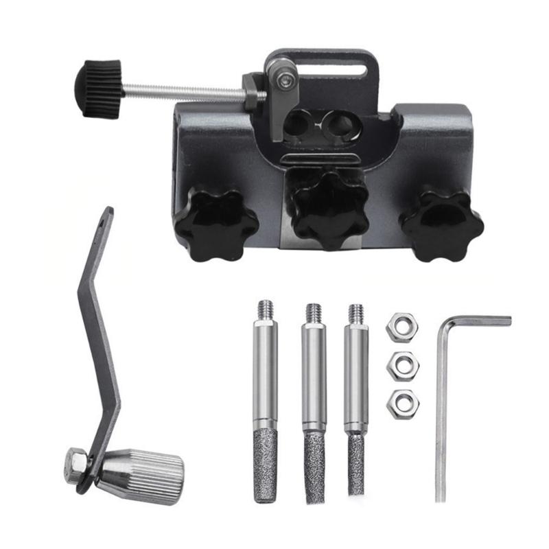 

Chainsaw Sharpening Jig Portable Hand Crank Chainsaw Sharpening Kit Chainsaw Sharpening Stone Chainsaw Sharpener