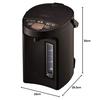 Zojirushi Microcomputer Boiling VE Electric Magic Bottle 3.0L Brown ZOJIRUSHI Yutosei CV-GB30-TA