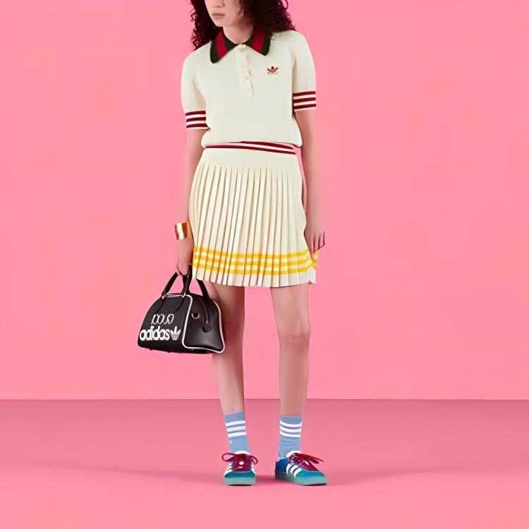 Gucci X Adidas Originals SS22 Polo Shirt Unisex White 693832-XKCDM-9133