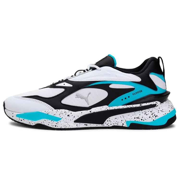 PUMA RS-Fast Nano White Teal Speckled Men s 375640-02 EU 37