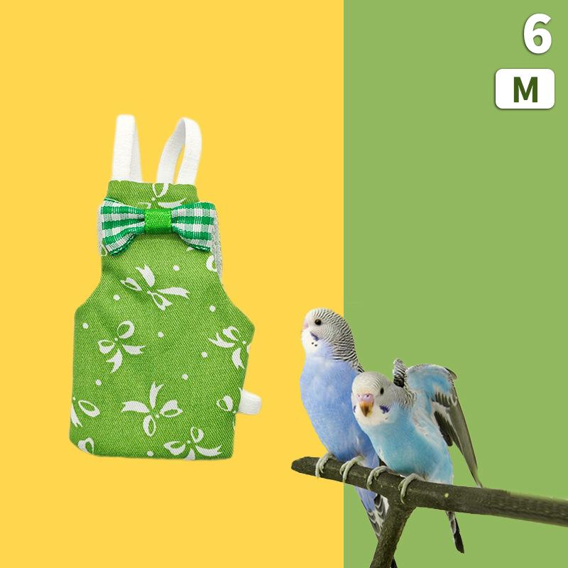 Pañal para Paloma Pañales Para Pájaros Ropa de Tela para Loro Pajarita Lavable Traje de Vuelo para Loro Transpirable Mantener a los Pájaros Limpios