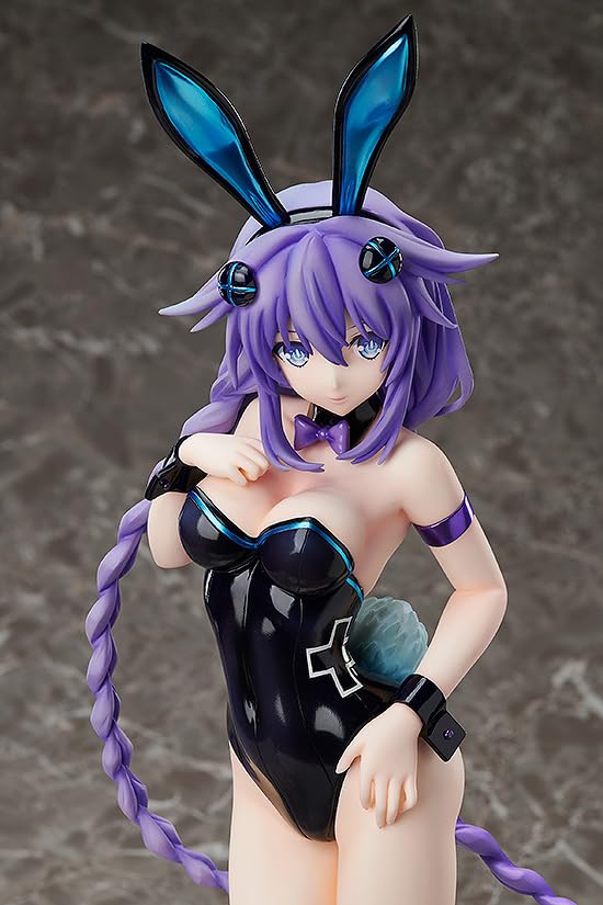 Hyperdimension Neptunia Purple Heart Bare Leg Bunny Ver. 1/4 Scale Plastic Painted Complete Figure