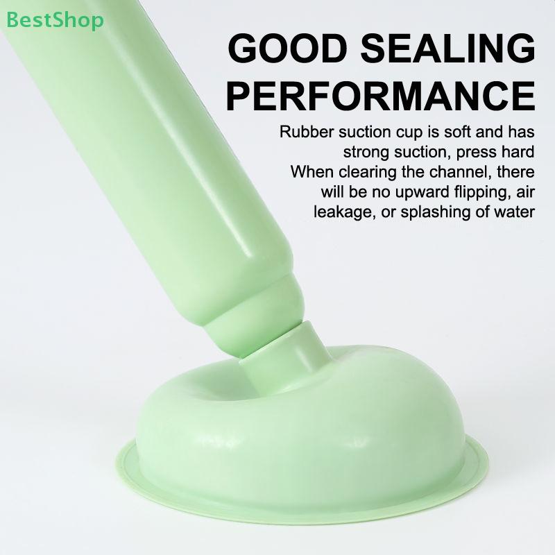 Toilet Unclogger Silicone Toilet Plunger Vacuum Suction Cup High-pressure Pump Anti Blocking Unblocking Pipeline Toilet Plug