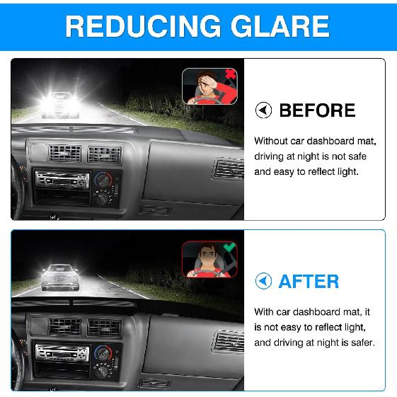 Autorder Dashboard Cover Mat For 1994-1997 Chevrolet Chevy S10 Blazer/GMC Jimmy Sonoma&1996 1997 Olds Oldsmobile Bravada Accessories Dash Cover