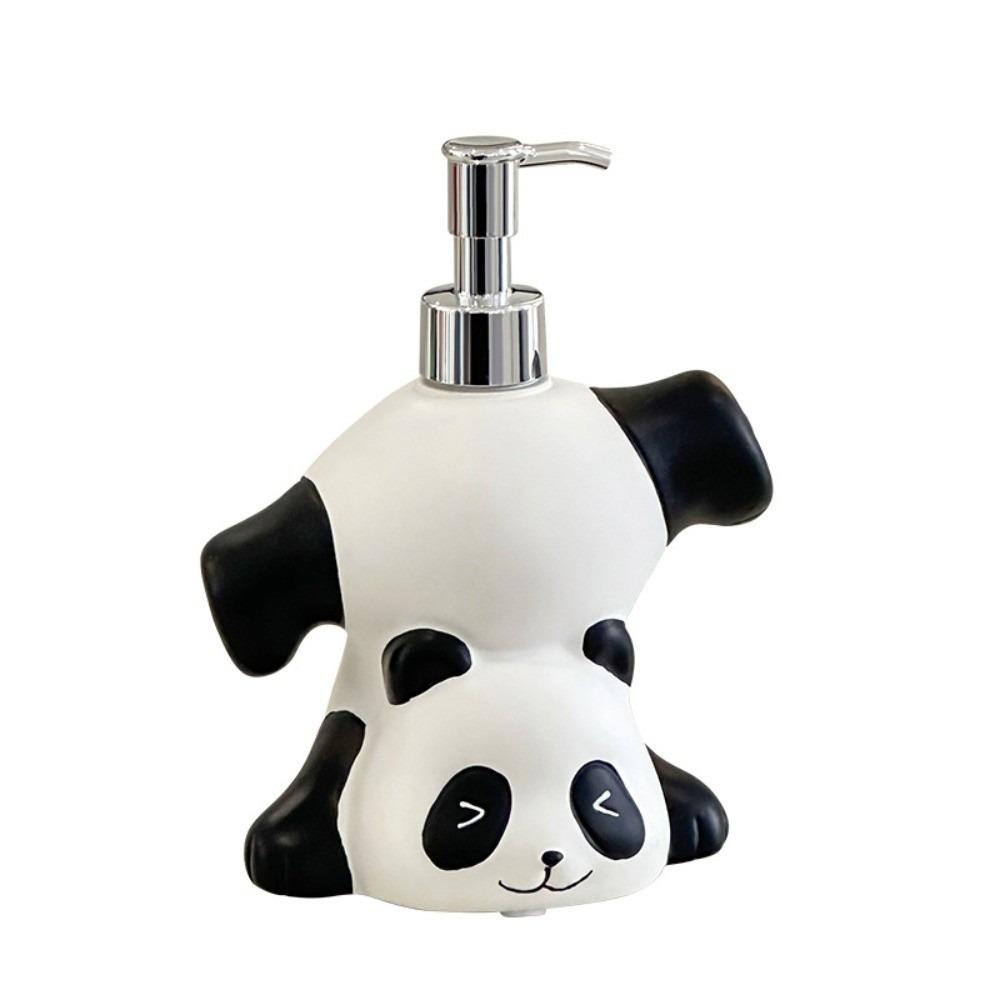 

Press Bottle Panda Soap Dispenser Decorative Shampoo Soap Dispenser Bathroom чорний білий колір