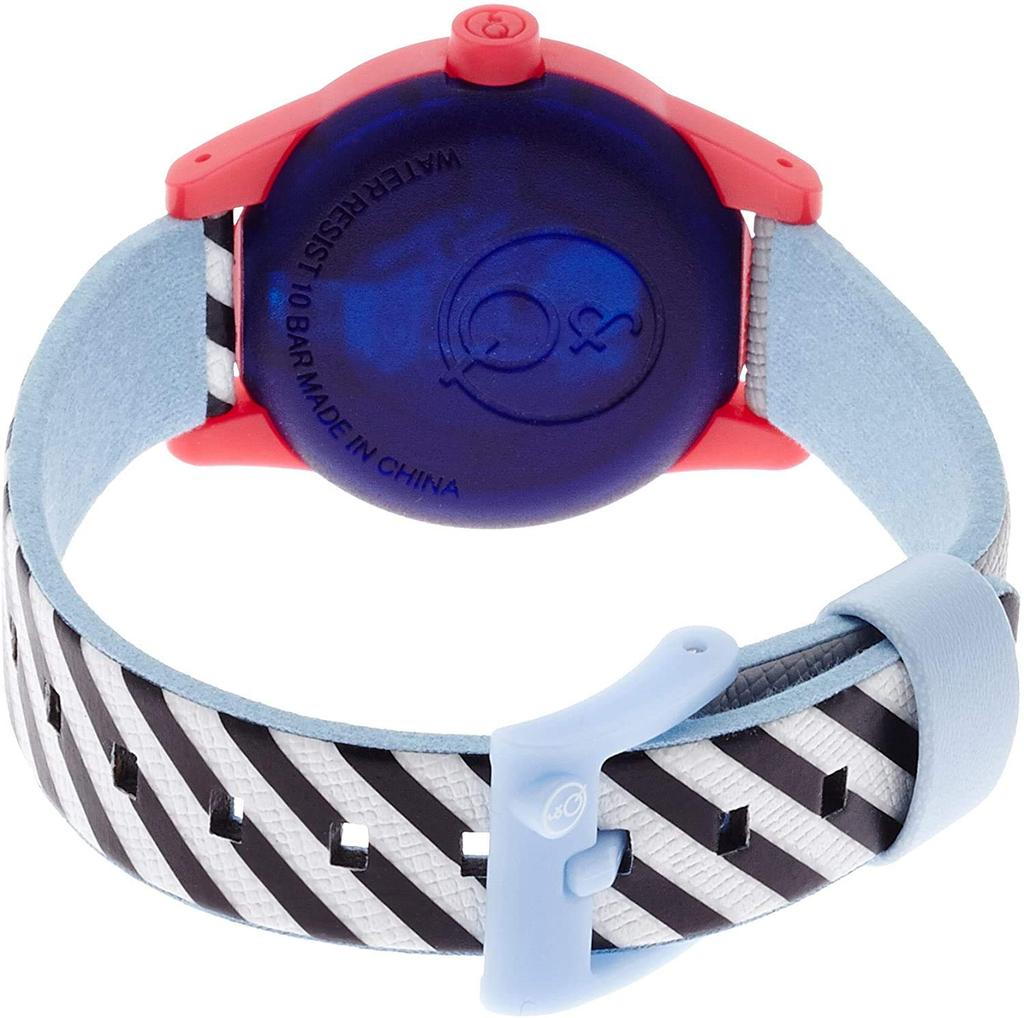 Citizen Analog Lächeln Solar Wasserdicht Polyurethan-Armband Weiß Q&Q RP01-002 Damenuhr,