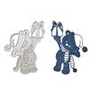 Bear Gift Box Metal Cutting Dies Scrapbooking Stencil Die Cuts Card Embossing DIY Photo Album Template Mold Decoration