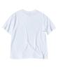 TRAVEL Denim Crossbody Short Sleeve Tee White