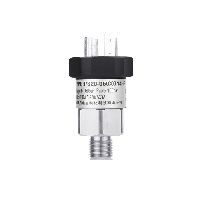 Mechanical Pressure Switch 0.2-2.5bar 0.8-5bar 1-16bar NO+NC Water Pump Air Oil Pressure Controller 5-50bar M20*1.5 Hydraulic