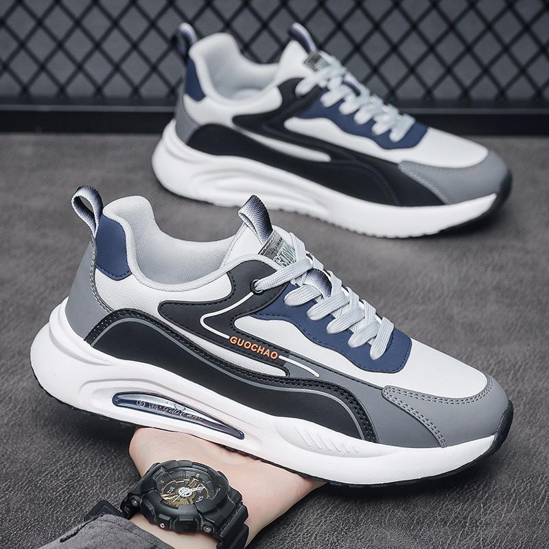 Casual shoes men's autumn and winter versatile new men's trend sports running shoes Korean version versatile deodorant student men's shoes
