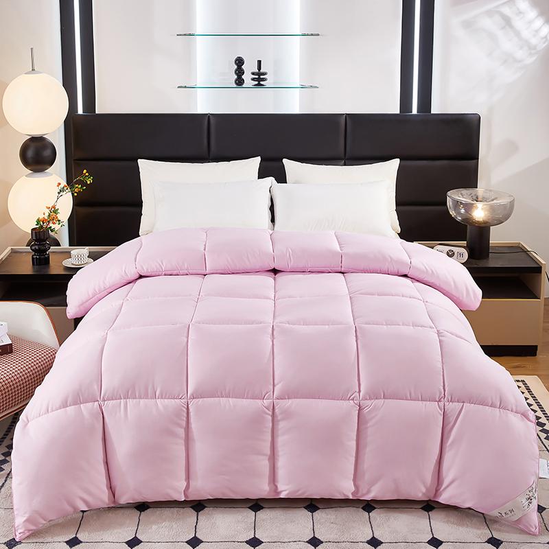 Hotel Style Soy Fibre Goose Down Duvet Bed Velvet Comforter Soft Winter Duvet Very Warm  Quilts Blanket Hotel