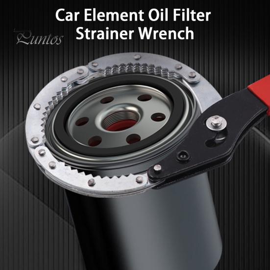 Convenient Ergonomics High Hardness Oil Filter Removal Car Element Oil Filter Strainer Wrench Car Maintenance