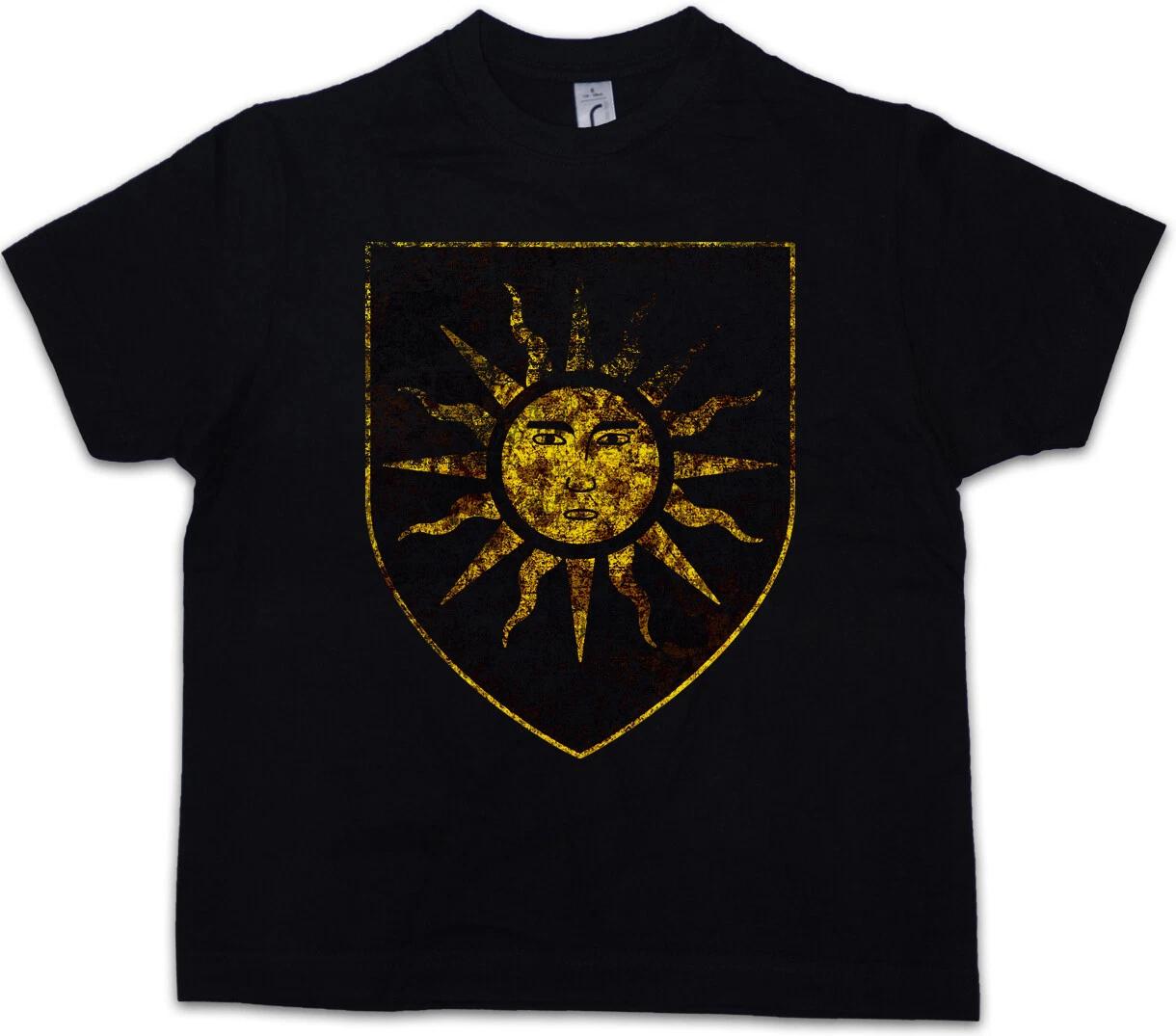 SUN Kids Boys kids boys T-Shirt Sun Nilfgaard Nilfgaardian Logo Empire Emperor 150