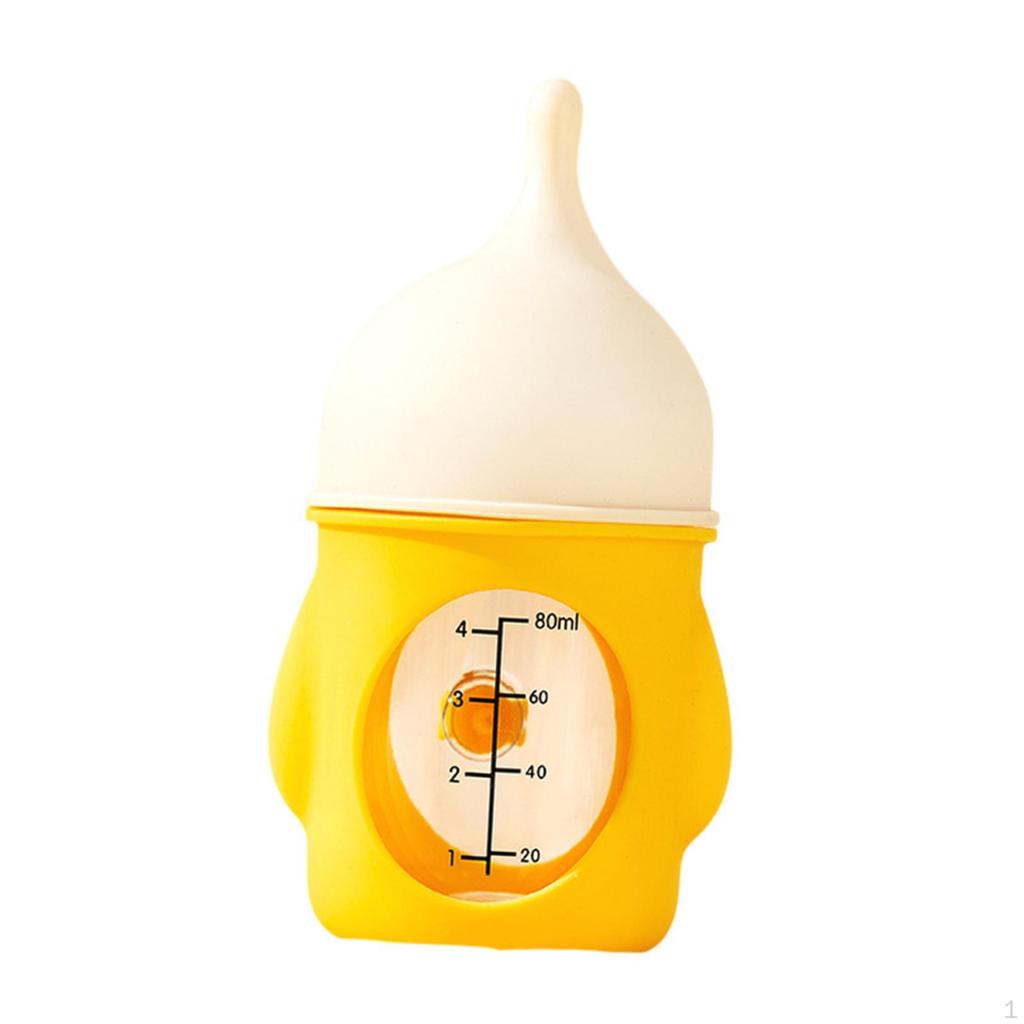 Pet Feeding Bottle 80ml Accessories Silicone Nipple Reusable Nursing Feeder for