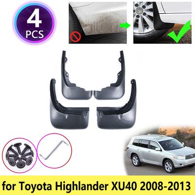 For Toyota Highlander Kluger XU40 2008~2013 Mudguards Mudflap Fender Mud Flaps Splash Flap Guards Car Accessories 2009 2010