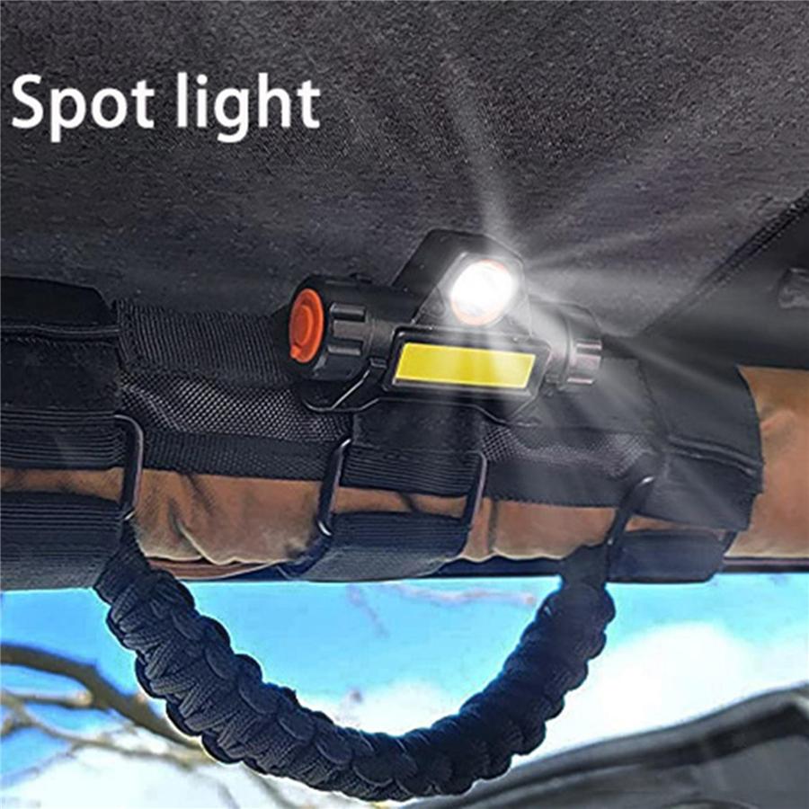 1pc Roll Bar Grab Handles W/Dome Light For Jeep Wrangler 1945-2021 YJ TJ JK JL