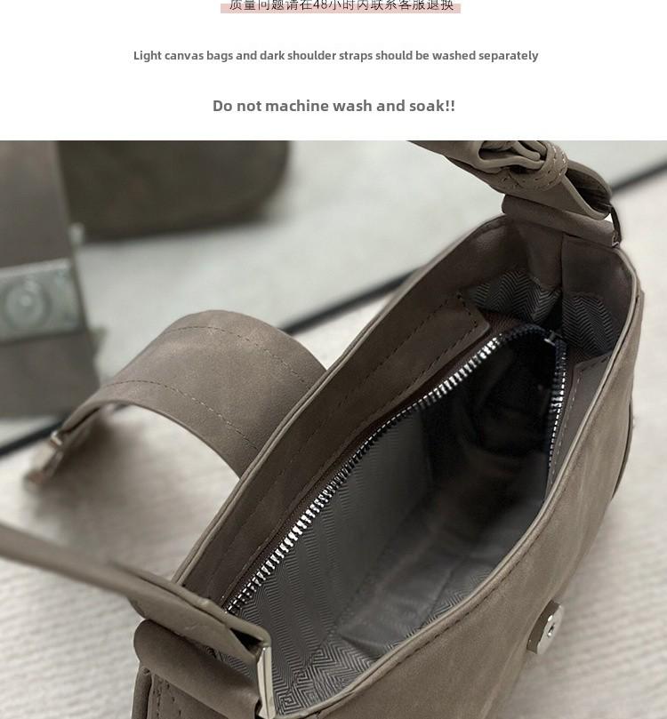 Damenhandtaschen im Retro-Wildleder-Design: Schulter- und Unterarmtaschen mit großem Fassungsvermögen für den Sommer.