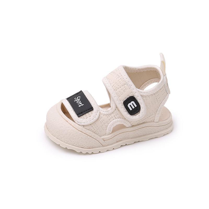Baby boy bag head sandals summer new baby shoes soft sole non-slip toddler shoes 0-1-3 year old toddler shoes women 4