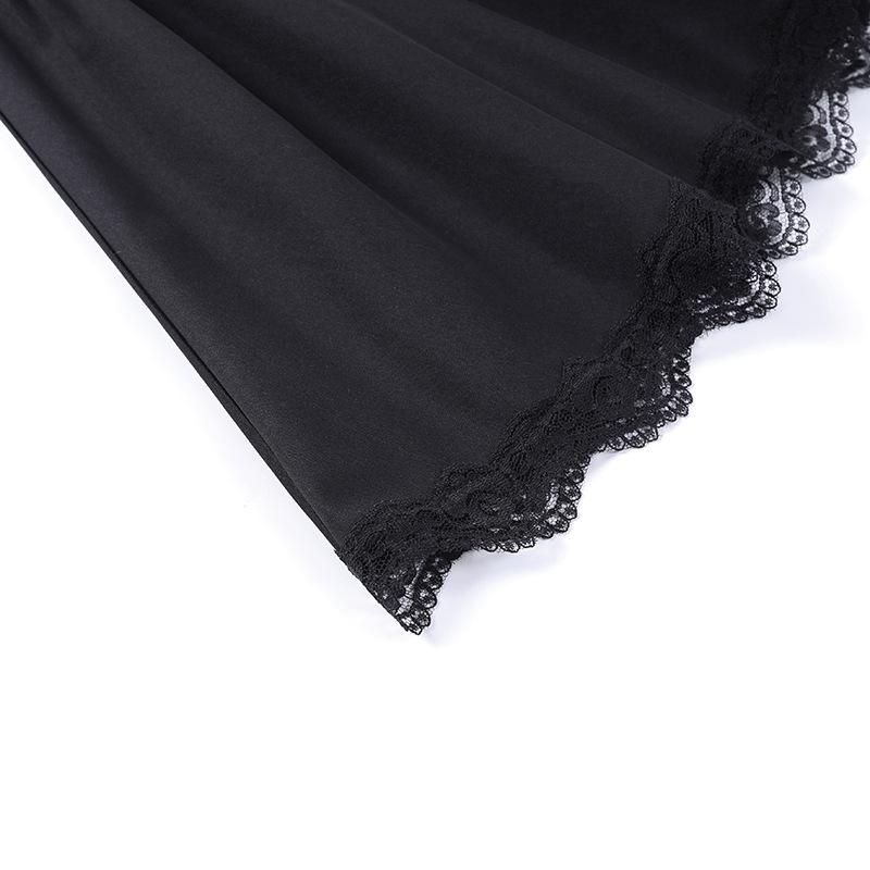 GMXIA Ležérní pouliční sukně smysl pro léto růže štíhlé krajkové áčkové šaty