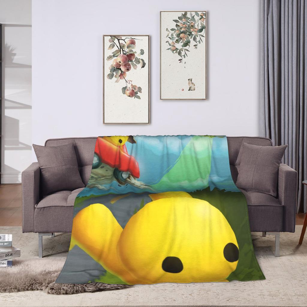 Wobbly Life Sandbox Game Blanket Quality Soft Warm  Throw Blanket Winter Camping Outdoor Fluffy Bedspread