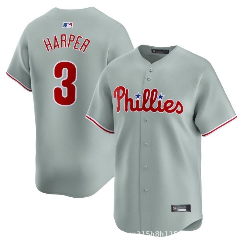 Philadelphia Phillies MLB Baseball Jersey T-Shirt Unisex Short Sleeve Embroidered Fan Apparel
