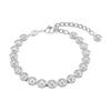 Imber Chain Type Rhodium Plated Bracelet Women's Silver 5682666