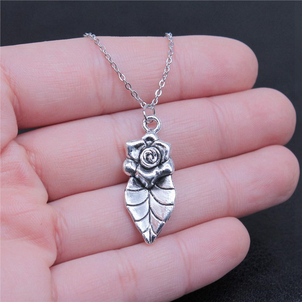 Tree of Life Plant Growth Pendant Antique Silver Metal Girls Choker Necklace Trendy Boho Gift