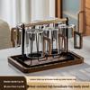 Hitzebeständiges Glasbecher-Set für Tee und Wasser