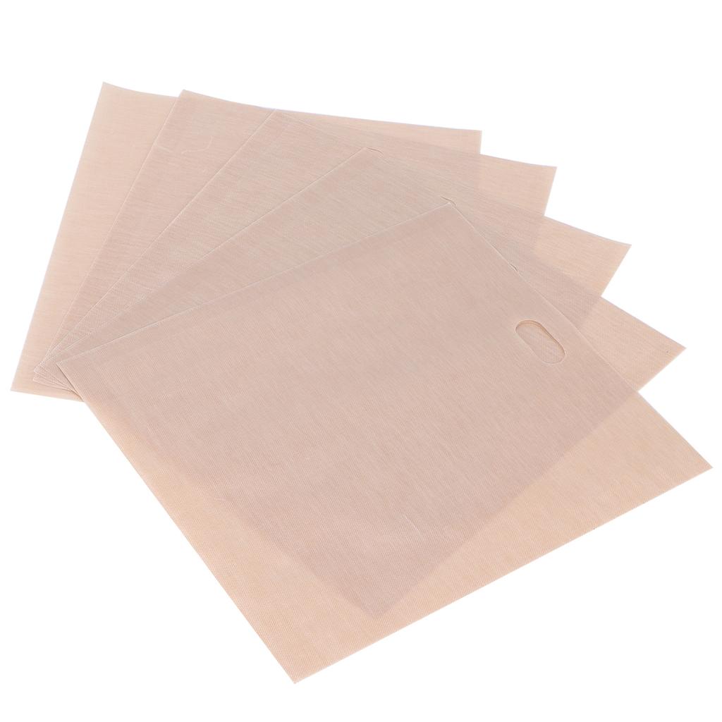 5Pcs NonStick Microwave Oven Toast Bag Food Grade Reusable Barbecue Bag for Barbecue Baking