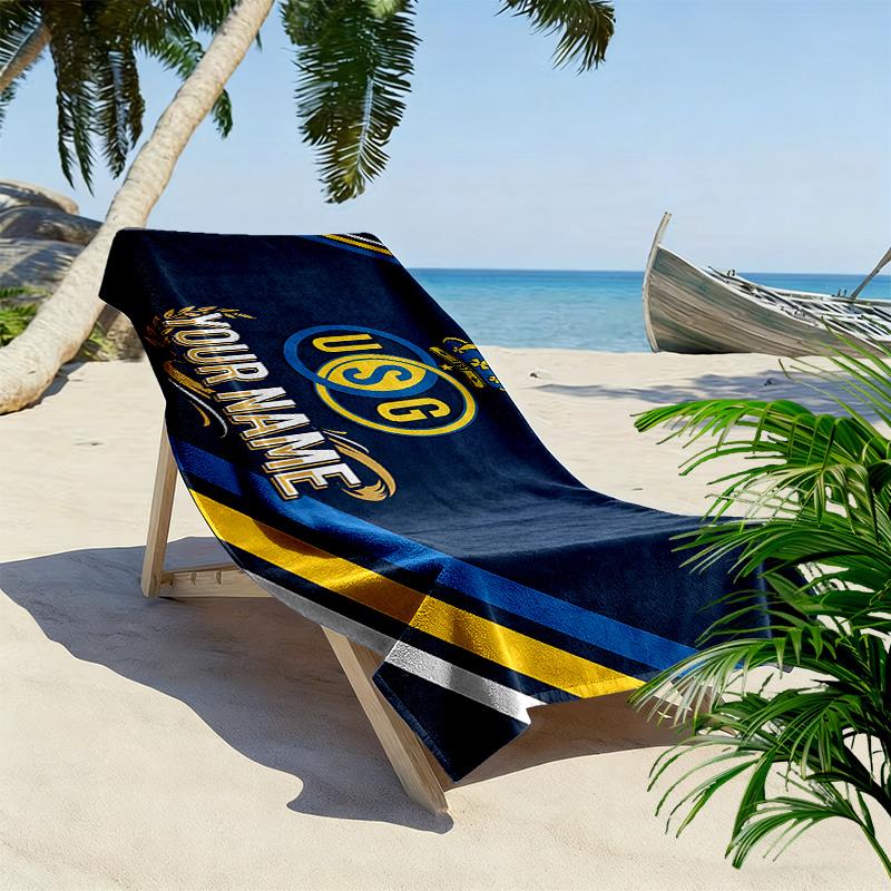 Union Saint-Gilloise Print Beach Towel, Large Soft Quick Dry Towel for Beach Camping Swimming