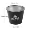 50ML Mini Coffee Mug Household Wine Cup 304 Stainless Steel Beer Mug Stackable Lightweight Pint Cup Portable Metal Tea Cup