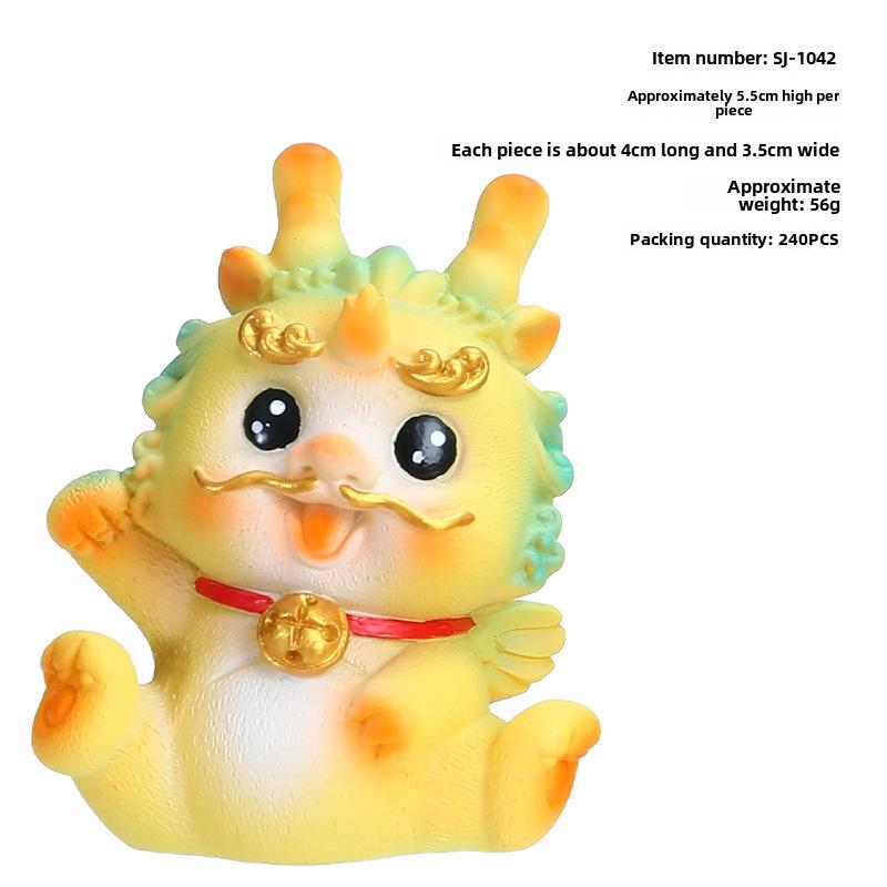 

Украшение для рабочего стола «Дракон Пиксиу» — подарок на 2024 год по знаку зодиака, декор для дома и офиса ручной работы.