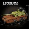 Non-Toxic Ww2 Heavy Tank Building Blocks Toys Armored Car Model Military Panzer 2A8 Moc Bricks Adults Children Kids Christmas Gift Home Decor