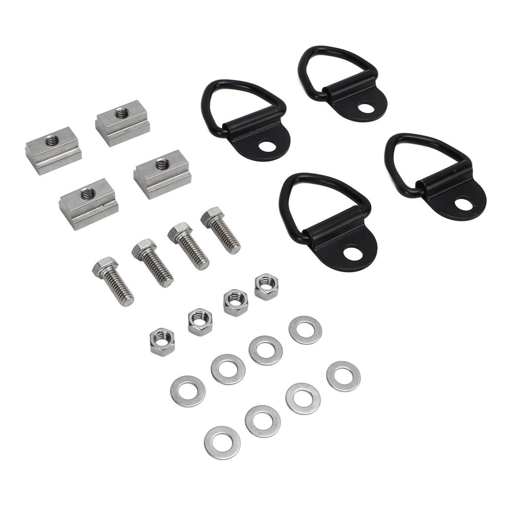 T Slot Nuts Metal Lightweight Compact Drive Machine Screws Bolts Fit for Pickup Trucks Bed Rails