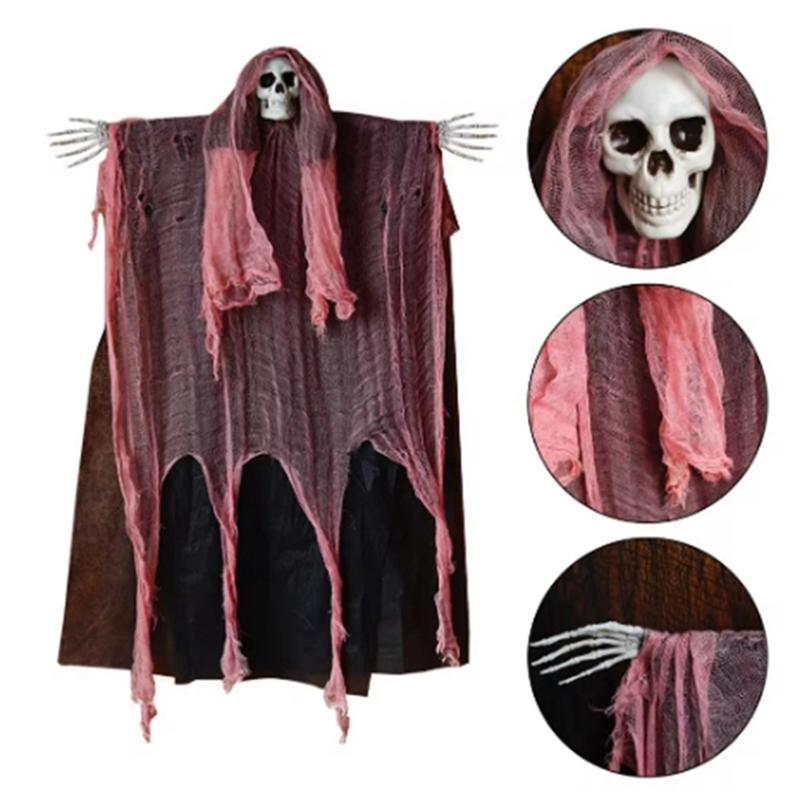 M-Modern-Halloween Decoration Halloween Hanging Props Spooky Halloween Haunted House Decor Hanging Grim Reaper For Halloween