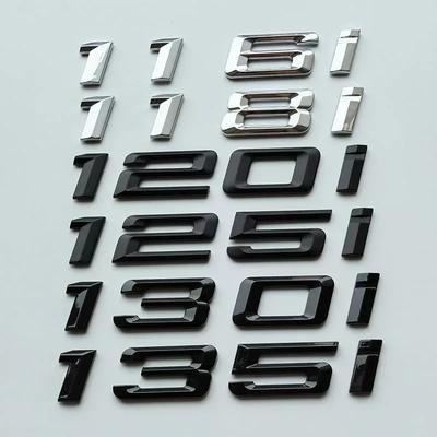 Staré Font Čísla Písmeno 116i 118i 120i 125i 128i 130i 135i 140i Horní ABS Auto Znak pro 1 Řadu Auto Kufr Jmenovka Samolepka