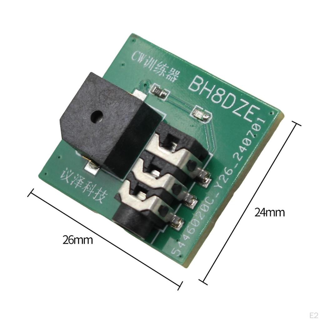 Manual CW Practice Tool Train, Morse Code Oscillator Training Aid with Buzzer