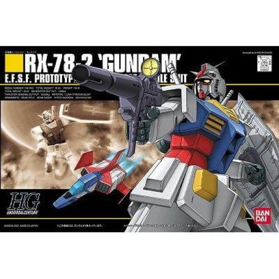 

HGUC 1/144 RX-78-2 Gundam plastic model