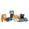 Micro Landscape Cat Figurines Computer Decoration Car Dashboard Ornament  Center Console