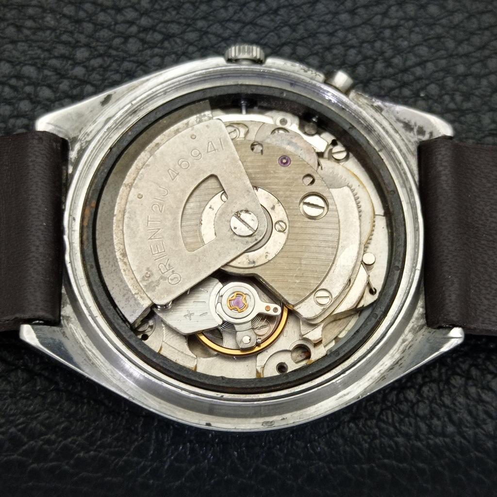 VINTAGE ORIENT CRYSTAL AUTOMATIC 46941 JAPAN MENS ORIGINAL DIAL WATCH A700721-5 R204-a700721