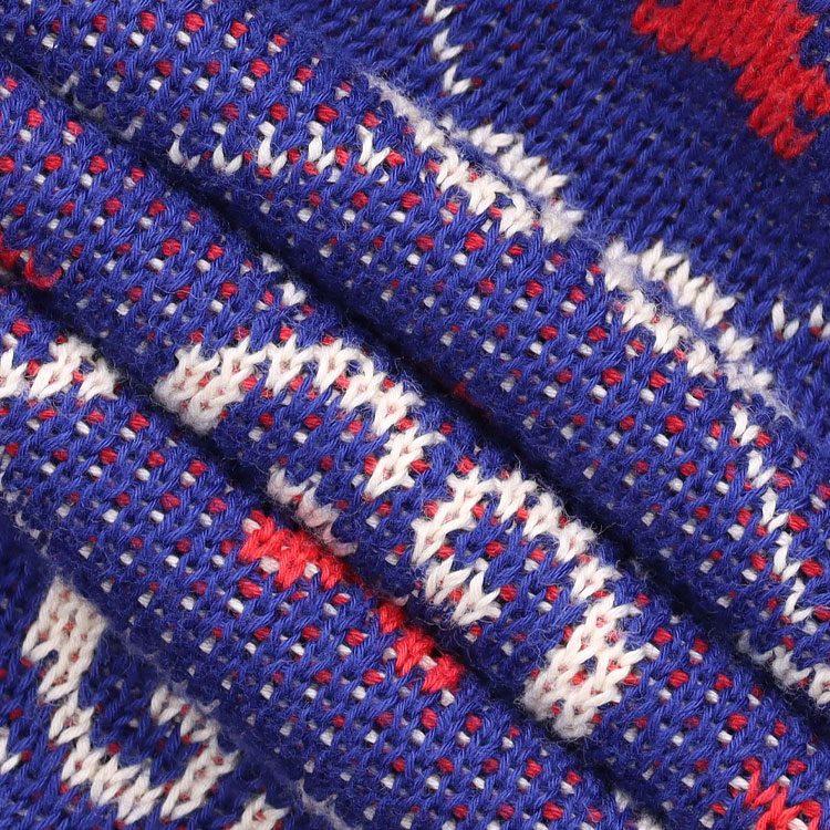 GUCCI Sweaters Men's Blue Crew Neck Moderate Other 576792-XKAUI-4915