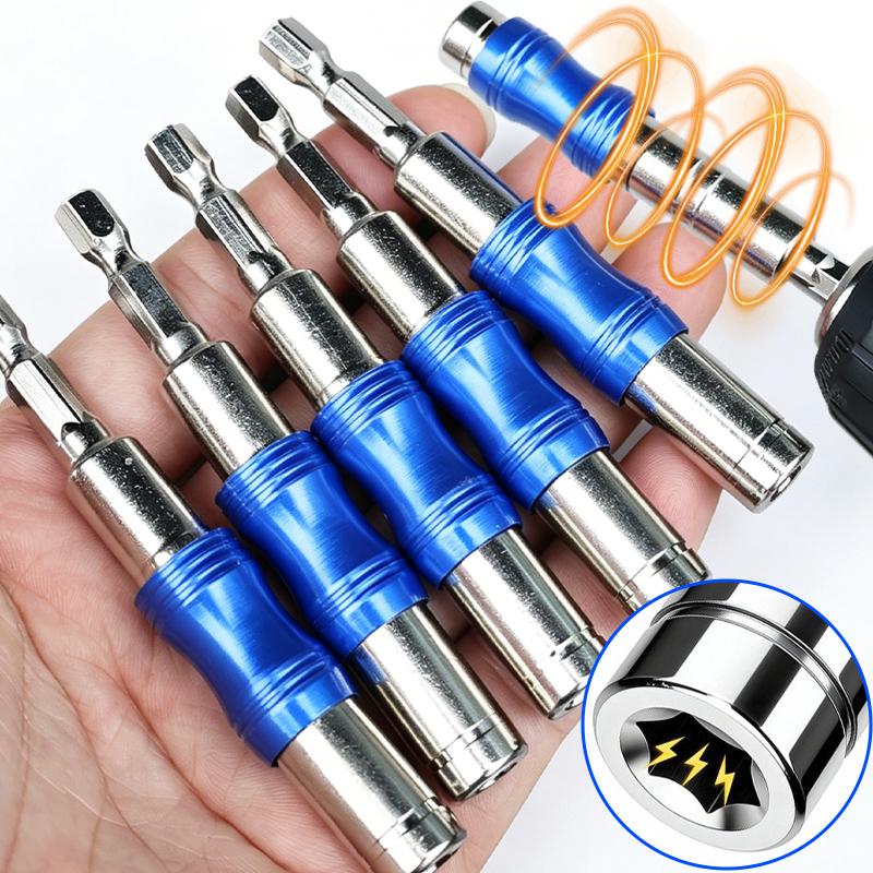 Magnetic Swiveling Drill Bit Holder Hexagonal Drive Guide Screw Extension Rod Drill Tip Power Handle Quick Rod Release Tools