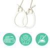 Skandiko Gymnastic Wheels - White