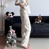Women's Cloud Cotton Summer Pajamas - Loose Fit, Long Pants, Versatile for Home or Outdoor Wear