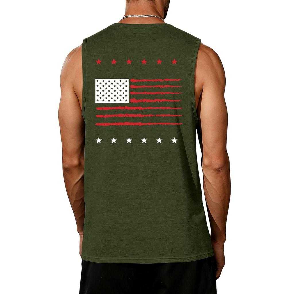 Herren Hemden 4. Juli USA Muskel Tanktops Patriotische Tanktops