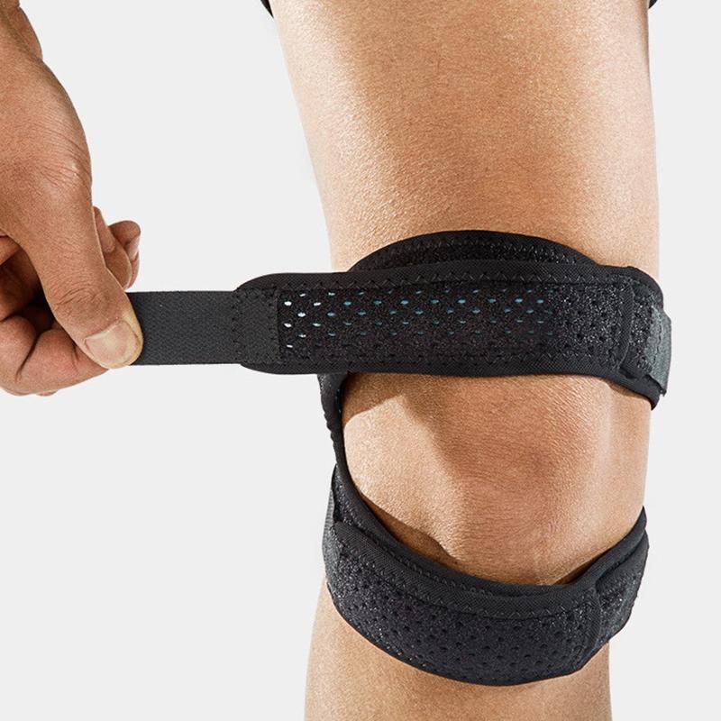 1 stk Knæskal Knæstøtte Knækompressionshylster Justerbar Støtte til Unisex Knæsmerter Gigt smerter Sports Knæbeskytter Knæpude