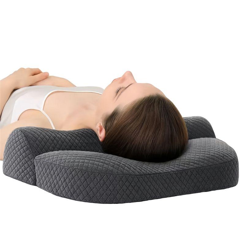 Dobrá Ergonomická Ortopedická Polštář Zpětná trakce Krční Polštář Paměťová Pěna Spací Polštáře Polštář na Hlavu Pro Spáče na Boku