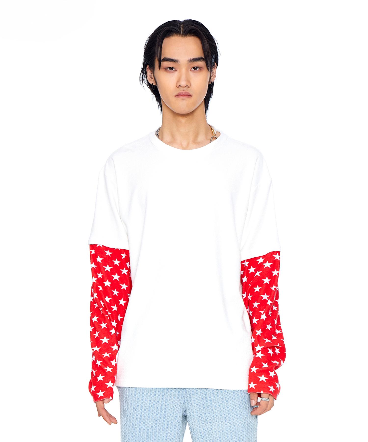 Eponim Layered Long Sleeve_ Red Star One Size