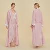 Women's pajamas set 1011 new nightgown high-end morning gown suspender nightdress women's two-piece set